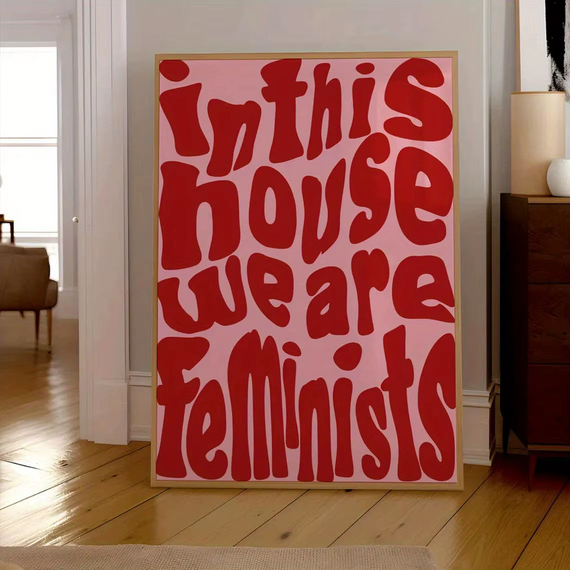 1Pc Simple Trendy Text Printing Poster, Simple Canvas Wall Decoration, Modern Art Home Decoration, Living Room Decoration