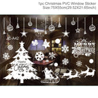 Christmas Window Stickers Christmas Wall Sticker Kids Room Wall Decals Merry Christmas Decorations for Home New Year Stickers
