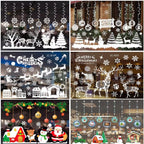 Christmas Window Stickers Christmas Wall Sticker Kids Room Wall Decals Merry Christmas Decorations for Home New Year Stickers