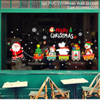 Christmas Window Stickers Christmas Wall Sticker Kids Room Wall Decals Merry Christmas Decorations for Home New Year Stickers
