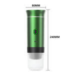 Portable 20-Bar Espresso Coffee Maker | Capsule & Ground Coffee Compatible, USB-C Rechargeable