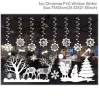Christmas Window Stickers Christmas Wall Sticker Kids Room Wall Decals Merry Christmas Decorations for Home New Year Stickers