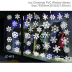 Christmas Window Stickers Christmas Wall Sticker Kids Room Wall Decals Merry Christmas Decorations for Home New Year Stickers